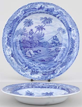 Soup Plate Chase After a Wolf c1820